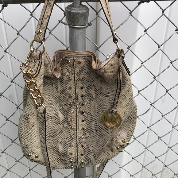 Michael Kors python Uptown Astor Crossbody/shoulder bag - Picture 2 of 11